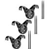 NEIQIUWING Set di 3 supporti per fanali posteriori, in ABS, montaggio a sella | Questo set da 3 offre un fissaggio stabile e semplice del fanale posteriore alla sella.