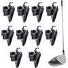 Generisch Organizer portatile per attrezzatura da golf, 10 pezzi | Supporto per mazze da golf per principianti, appassionati di sport all'aria aperta, casa, garage
