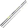 ALCEDO ITALIAN PRIDE Canna da Surf Alcedo Black Surf 3 Pezzi 4.20 m, Canna in Carbonio con Anelli K Legati, Portamulinello a Vite, Vettino Ibrido, Potenza di Lancio 100-200 g