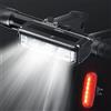 UNBON Luci Bicicletta LED, UNBON Luci Bici Ricaricabili USB Luce Bici Anteriore e Posteriore Potente 5 Modalità Luce Bicicletta Impermeabile IPX5 per Guida Notturna MTB Bici Strada e Montagna