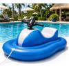 ZXSMYY Moto D'acqua Gonfiabile Motorizzata per Adulti | Con Batteria da 2600 mAh, Portata di 120 Kg, Autonomia di 30-60 Min, Motore da 46 W, per Laghi, Spiaggia