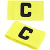 SUPVOX 2 Pezzi Bracciale Regolabile Giallo in Nailon per Hockey e Sport di | Vestibilità Elastica e Comoda, Fattura Curata, Design Regolabile, Rimane Stabile in Uso