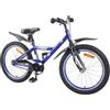 KTHLBRH Bicicletta per Bambini 18 Pollici in Acciaio per 5-7 Anni | Manopole in gomma,parafanghi,sella anatomica,manubrio regolabile,stelo a vite,acciaio resistente