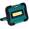 VONROC Lampada da lavoro ricaricabile 4V 10W. 1000 Lumen. Include cavo di ricarica USB