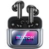 BUXTON Auricolari Buxton BTW 9600 Wingate ANC Wireless Bluetooth 5.4 - 50m Nero Grigio grafite [(BX)BTW9600]