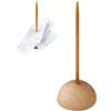 Generico Spillone porta scontrini - supporto in legno | Perno da scrivania con Ašta dritta per ricevute e ordini, spillone da 19 cm per cucina, ristorante e ufficio, 1 confezione