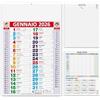 ONE SHOP di Bracalente Piero ONE SHOP Calendario olandese 2026 da parete a strappo 12 fogli retro pagina note appunti a quadretti carta patinata 70g festività internazionali santi lune personalizzabile 2 PEZZI (Multicolor)