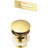 Arcdesign Selection Set piletta click clack e troppopieno oro lucido