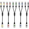 No 5Pack 1.6FT XLR Femmina A Doppio XLR Y Splitter Cable, XLR Splitter4703