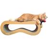 Petvalley Tiragraffi per Gatti Prodotto di Design in Cartone Ondulato Made in Italy, Ideale Come Palestra e Graffiatoio. Completamente Riciclabile