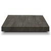 KONTE.DESIGN Tavolino CAMOGLI trasformabile tavolo 120-220x80 cm ossidato
