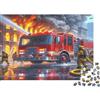 6N2X9A4S Camion dei Pompieri Soccorso Puzzle 1000 Pezzi Carta Puzzle per Adulti Incendio Cittadino Famiglia Relax Decorazione Regalo 38x26cm/1000pcs