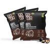 CO COA Nocciole al Cioccolato Fondente 88% BIO 3x70g (210g) - Crudo, Vegano, Senza Zucchero Raffinato