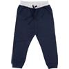 Mawi Pantalone Blu con elastico in vita grigio - Mawi