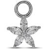Verame' charm flora argento
