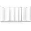 Safetots Cancelletto di Sicurezza Elite, 161cm - 170cm, Bianco Opaco, Cancelletto di Sicurezza a Pressione per Scale, Cancelletto per Bambini per Porte, Barriera di Sicurezza, Installazione Facile