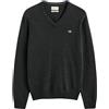 GANT Uomo Gant Maglione Scollo V 100 Lana