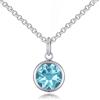 Philip Jones Collana in Cristallo Azzurro Creata con Cristalli Zircondia®