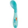 Chicco cucchiaio angolato 8m+ azzurro - CHICCO - 976326518