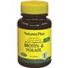 NATURE'S PLUS Biotina con acido folico 30 tavolette - NATURE'S PLUS - 900975273