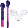 Mam Heat Sensitive Spoons & Cover Rosa Cucchiai Termosensibili per Bambine - MAM - 980518841
