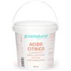 Greenatural acido citrico 500 g - GREENATURAL - 925396994