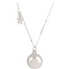 Argentoe' collana con campanello chiama angeli bola messicana rodiata con bimbo 100 cm - - 974058481