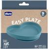 Chicco piatto cuore in silicone azzurro 9m+ - CHICCO - 990460091