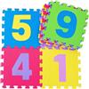 Tappeto Puzzle numerato da 1 a 9 componibile e antiscivolo