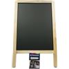 Lavagna Bar a doppio lato per Gesso da 40x25 cm con 6 gessetti