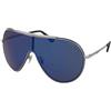 Police Origins 10 SPL964 F94B | Occhiali da Sole Graduati o Non Graduati | Prova Online | Unisex | Metallo | Mascherina | Nero, Argento | Adrialenti