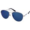 Police Origins Lite 1 SPL995 579B | Occhiali da Sole Graduati o Non Graduati | Prova Online | Unisex | Metallo | Pilot | Argento | Adrialenti