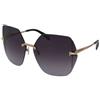 Police Eclipse 1 SPLA19 08FF | Occhiali da Sole Graduati o Non Graduati | Prova Online | Plastica | Quadrati, Oversize, Ovali / Ellittici | Oro | Adrialenti