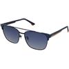 Police Track 7 SPL574 M45P | Occhiali da Sole Graduati o Non Graduati | Prova Online | Unisex | Metallo | Quadrati | Blu | Adrialenti