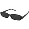 Saint Laurent SL 872 Erin 001 | Occhiali da Sole Graduati o Non Graduati | Prova Online | Plastica | Rettangolari | Nero | Adrialenti