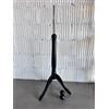 Generico AILANT Supporto in legno, treppiede, base in legno di faggio con attacco al collo per manichino da sarto, accessori per manichino da sarto (Black wood, 101 cm)