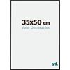 yd. Cornice 35x50 cm Nero Opaco - Cornice in Plastica Evry | Your Decoration, Vetro acrilico antiriflesso, Montaggio a parete, Adatta per foto, poster o puzzle, Made in Holland