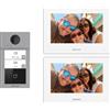 HIKVISION DS-KIS604-S/Bi-family - Kit Videocitofonico IP Bifamiliare 2 MP con 2 Monitor 7" Wi-Fi PoE