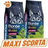 Monge Dog Bwild Low Grain Adult All Breeds Cinghiale - SCORTA CONVENIENZA - Sacco da 12 Kg - 3 confezioni