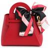 Bonturi Casa Home Decoration Bonturi Casa BORSETTA MINI FOULARD Bomboniera 10x5xH11 Cm BURGUNDY Portaconfetti 1 Pz