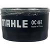 MAHLE Filtro olio OC467 | Compatibile con: AIXAM CROSSLINE, ALFA ROMEO 156, 156 Sportwagon, GT, GTV, SPIDER, ALPINE V6