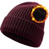 CHUANGLI Oversize XXL Inverno Lana Beanie Cappelli per Uomo Donna Foderato in Pile Beanie Morbido Caldo Cappello Maglia Calda Sci Calza Cuffed Cap
