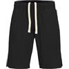 JACK & JONES Pantaloncini Loose Fit Tasche Frontali Vita Media Fascia Elasticizzata in Vita Loose Fit con Cavallo Basso, vestibilità Morbida su Cosce e Fondo Gamba