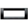 VIMAR 16746.16 IDEA Placca classica 6 modulo, tecnopolimero, dimensioni 19.5 x 8.2 x 0.9 cm, colore nero