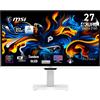 MSI Pro MAX 271UPXW12G Monitor PC 67,3 cm (26.5") 3840 x 2160 Pixel UltraWide Full HD QD-OLED Bianco [PRO 271UPXW12G]