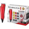 Remington Tagliacapelli Manchester United Edition - Lame in Acciaio Inox Autoaffilanti - Alimentate a rete, inclusi 17 accessori inclusi 11 pettini di fissaggio, Color Cut Tagliacapelli da uomo HC5038