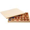 Gioco Alfabeto Pedagogico Pedagogico Set Lettere Minuscole in Legno Pratico