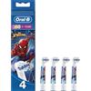 Oral-B Power Refill EB10 Spiderman 4 Pezzi (Kids)