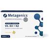 Metagenics Vitamin D3 + K2 - Bone Health - 56 Chewable Tablets | Sinergia perfetta di vitamine D3 e K2 per favorire l'ottimale fissaggio del calcio nelle ossa. Gusto fresco al limone.