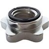 Best Sporting Chiusura a stella per manubri, 1 pezzo, 2 o 4 pezzi, chiusure a stella professionali per manubri da 30/31 mm, facile da applicare, cromate, morsetti per manubri